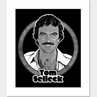 Tom Selleck 80s Aesthetic Design Posters and Art